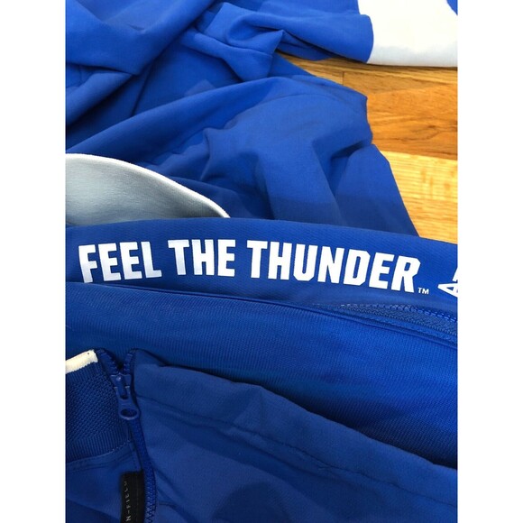 Air Force Falcons Football Nike Jacket Mens Medium Blue NCAA Feel The Thunder - Picture 8 of 10
